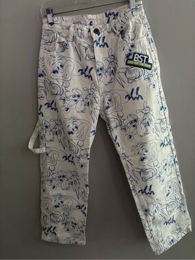 BST (Beyond The Surface) "Take Off The Mask" doodle carpenter pants Size Medium